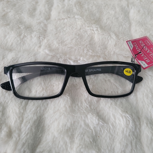 Three pairs of reading glasses +4.00 men women unisex - Picture 3 of 10